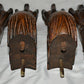 4 Vintage Furniture Legs Ball & Claw Foot Walnut Stained Table Chair Sofa Legs