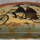 Accent Throw Pillows Dogs on a Bike Pillow Slip Cover 18" x 18" New *cover Only*