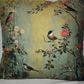Accent Throw Pillows Birds & Florals Pillow Slip Cover 18x18 New *cover Only*