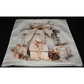 Christmas Pillow Slip Cover 18x18 Beige White Green Xmas Gifts Pillow Cover