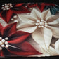 Christmas Pillow Slip Covers 18x18 Ivory Red Gold Large Poinsettias Pillow Slips