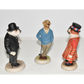 Robert Harrop Doggie People 3pc Vintage Collection Porcelain Figurines Mint Cond