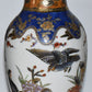 Pr Vintage Chinese Cloisonne Enamel Vases Hand Painted/Decorated Porcelain Vases