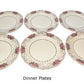 Vintage Wedgwood Consall Bone China 22pc Dinnerware Set Floral Pattern England