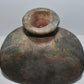 Rare Primitive Red Clay Canteen Vessel Large Handmade Pottery Jug w Stopper