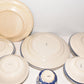 Vintage Blue Willow China Dinnerware 29pcs Service for 4 Blue & White Dishes Set 1