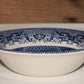 Vintage Royal Wessex Blue Willow 6" Berry/Ice Cream Bowl Blue Transferware England