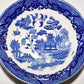 Vintage Japan Blue Willow Berry/Ice Cream Bowls Set of 2 Blue Transferware Bowls