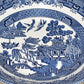 Vintage Churchill Blue Willow 7.75" Salad Bowl Blue Transferware Bowl England