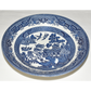 Vintage Churchill Blue Willow 7.75" Salad Bowl Blue Transferware Bowl England