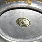 Vintage Hong Kong Duck Trinket Boxes Pewter with Brass Overlay Set of 3 Metal Boxes