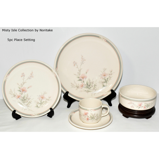 Noritake Deerfield China #9159 Keltcraft Misty Isle Collection 5pc Place Setting