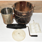 Vintage Montgomery Ward Signature Ice Cream Maker Hand Cranked Freezer #PR-44048 B