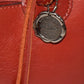 Patricia Nash Lg Shoulder Bag Ochre Red Genuine Leather Designer Handbag Purse