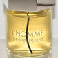 Yves Saint Laurent L'Homme Mens Fragrance 3.3fl.oz. 100ml Eau De Toilette NIB