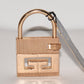 Vintage Givenchy Bijoux Paris Gold Logo Padlock 2" Pendant/Charm Accessory New Old Stock