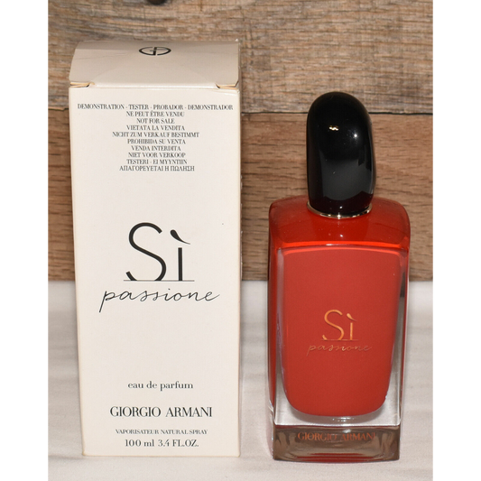 Giorgio Armani Si Passione Eau De Parfum Spray 100ml 3.4fl. oz. Womens Perfume