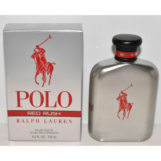 Ralph Lauren Polo Red Rush EDT Cologne Spray 4.2fl.oz. 125ml Mens Fragrance NIB