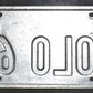 Vintage Personalized License Plate Texas SOLO68 Single 1993