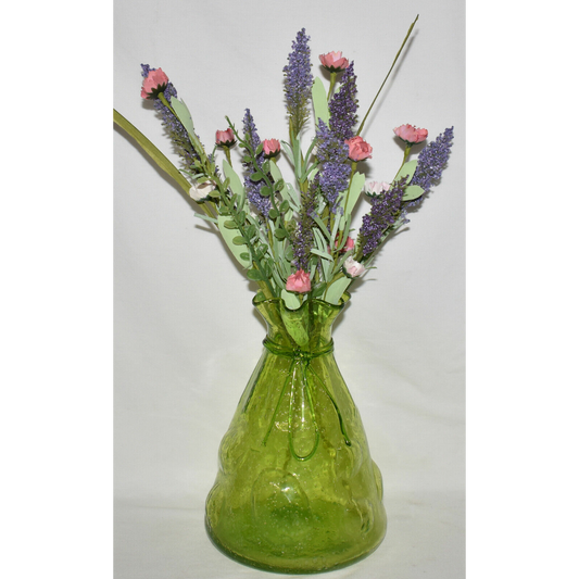 Faux Flower Spray Pick 18" Daisy & Heather Branch Flower Floral Arrangement New