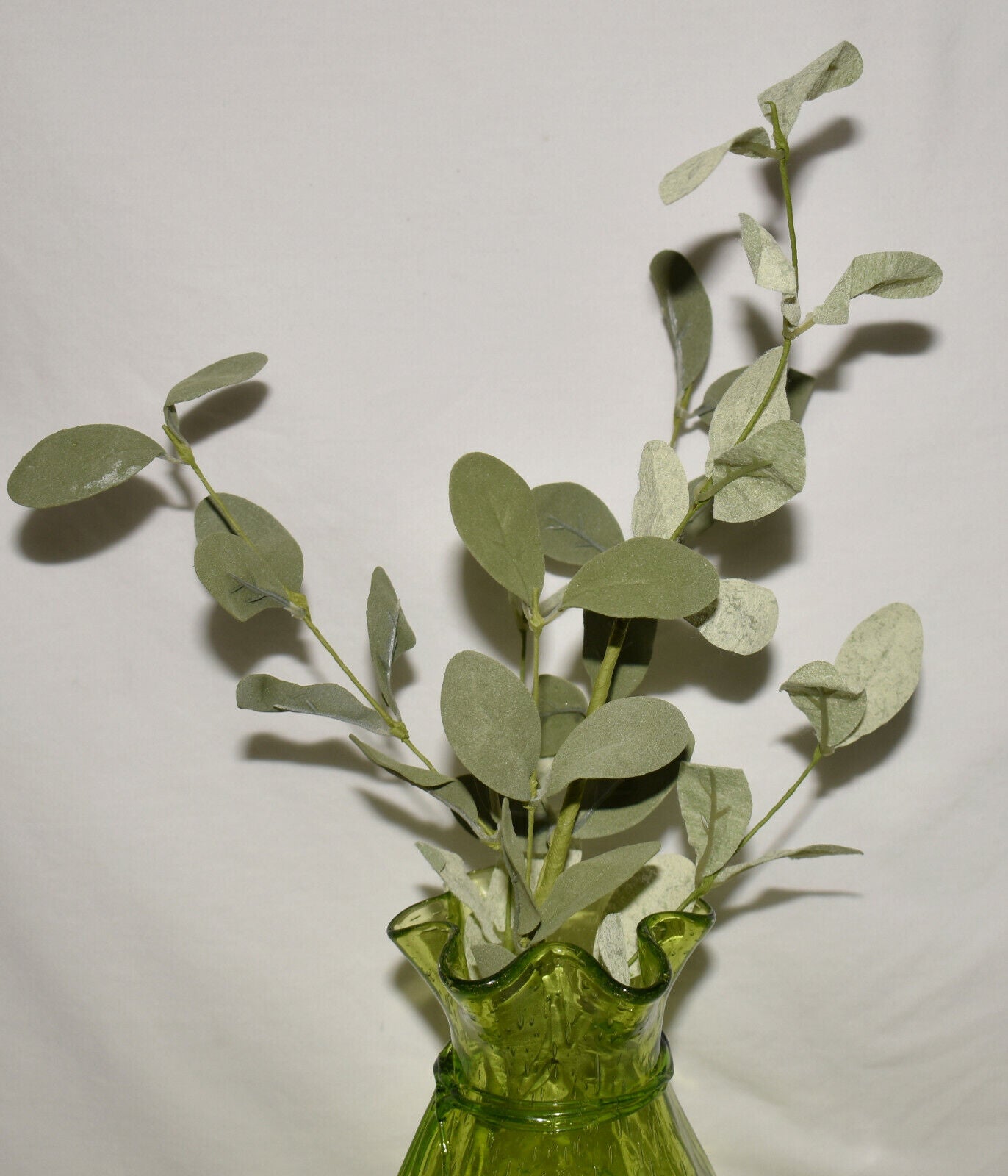 Green Floral Spray Pick Faux 17" Branch Flower Greenery Floral Arrangement New