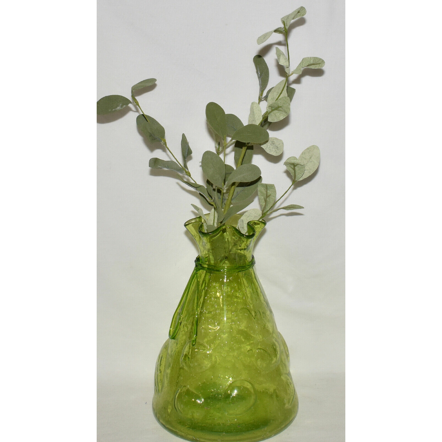 Green Floral Spray Pick Faux 17" Branch Flower Greenery Floral Arrangement New
