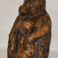 Vintage 9" Gorilla Figure Mama & Baby Gorilla Figurine Brown Black Cast Resin
