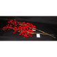 Lg 20" Pip Rice Berry Pick Berry Spray Large Small Red Berries Floral Home Decor