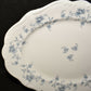 Vintage Bavaria Germany Blue Garland China Serving Pieces 12.75" Platter 10.5" Bowl