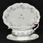 Vintage Bavaria Germany Blue Garland China 12.75" Platter 9.75" Gravy Boat Mint