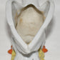Vintage Chicken Planter White Porcelain Miniature Chicken Plant Pot HandPaintd Japan
