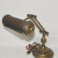 Vintage Brass Student Banker Desk Lamp with Bulb / 2-Way Adjustable Bendable Arm