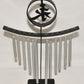 Vintage Chinese Japanese Feng Shui Wind Chimes Indoor Tabletop Bells 11" x 8"