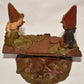 Vintage Tom Clark 1989 Topsie Turvie Gnome Figurine Frolicking #69 Cairn Studio