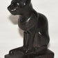 Vintage Egyptian Feline Goddess Bastet Stone Statue Sculpture Hand Carved Made Egypt