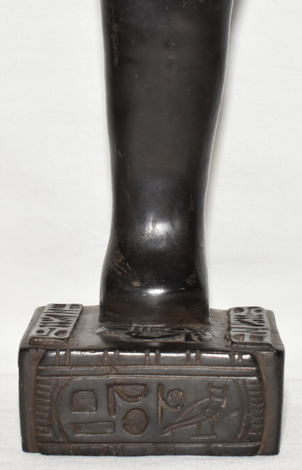 Vintage Egyptian God Osiris God of the Underworld Stone Statue Hand Carved Sculpture