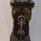 Vintage French Empire Mantle Clock w Winged Griffon Feet Double-Sided Reproduction