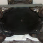 Vintage French Empire Mantle Clock w Winged Griffon Feet Double-Sided Reproduction
