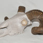 Rustic Ram Skull Wall Art Brown White Polystone Ram Head Farmhouse Home Decor