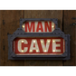 Man Cave Lighted Sign LED 6 Hour Timer On Off Switch Rustic Industrial Decor