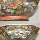 Vintage Chinese Famille Rose Geisha Bowl Large 10" Hand Painted Enameled Bowl