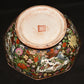 Vintage Chinese Famille Rose Geisha Bowl Large 10" Hand Painted Enameled Bowl