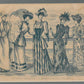 Vintage Prints April May 1891 June 1892 Peterson's Magazine Framed Fashion Prints