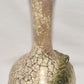 Vintage McCoy Pottery Mid Century Grecian Bud Vase w 24K/ Crackle Glaze Bud Vase