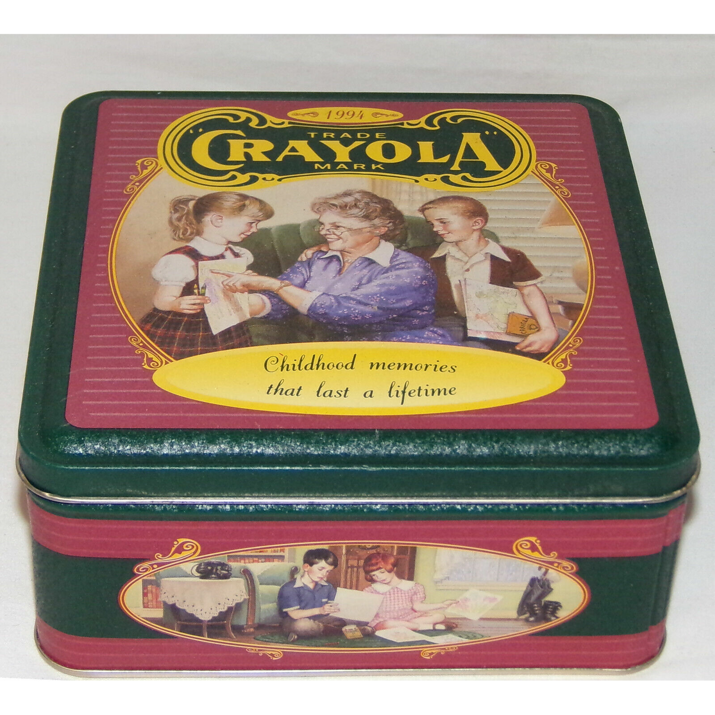 Crayola 1994 Collectible Tin Box Made In USA Limited Edition Tin Mint Condition