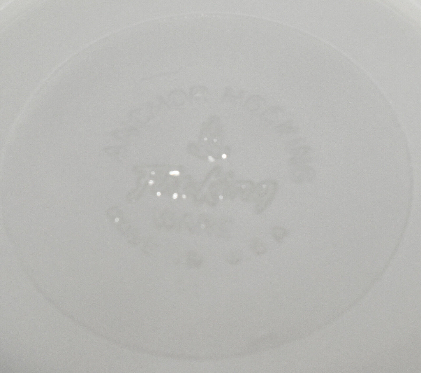 Vintage Anchor Hocking Fire King Milk Glass Pedestal Bowl Harvest Grape Pattern USA