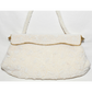 Vintage White Beaded Pearl Evening Bag Purse Clutch Pearl Strap Made in Japan