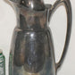 Antique Wallace Silverplate Water Ice Tea Pitcher with Ice Lip & Lid 12" Pitcher