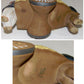 Japanese Farmers Large Vintage Figurine Statue Asian Farmers with Grain Cart