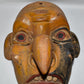 Primitive Indonesian Bali Dance Mask Hand Carved Hand Painted Wooden Tribal Mask
